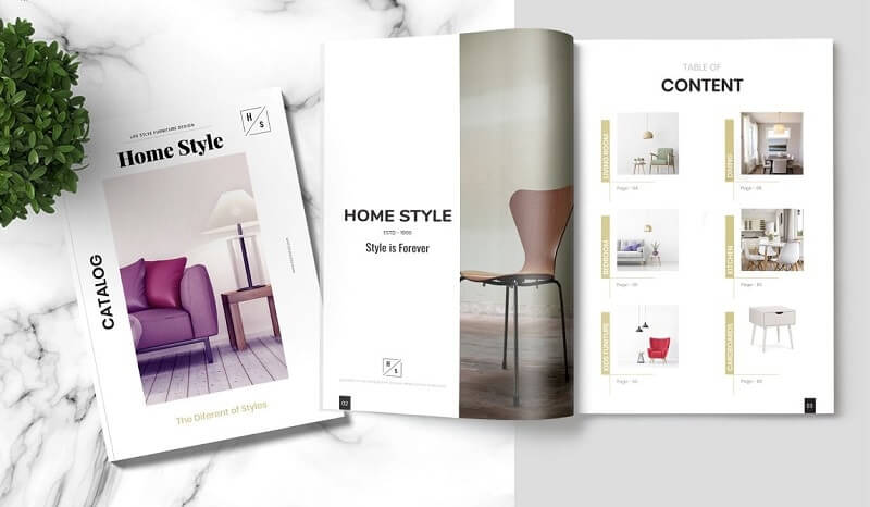 mẫu catalog nội thất đẹp 