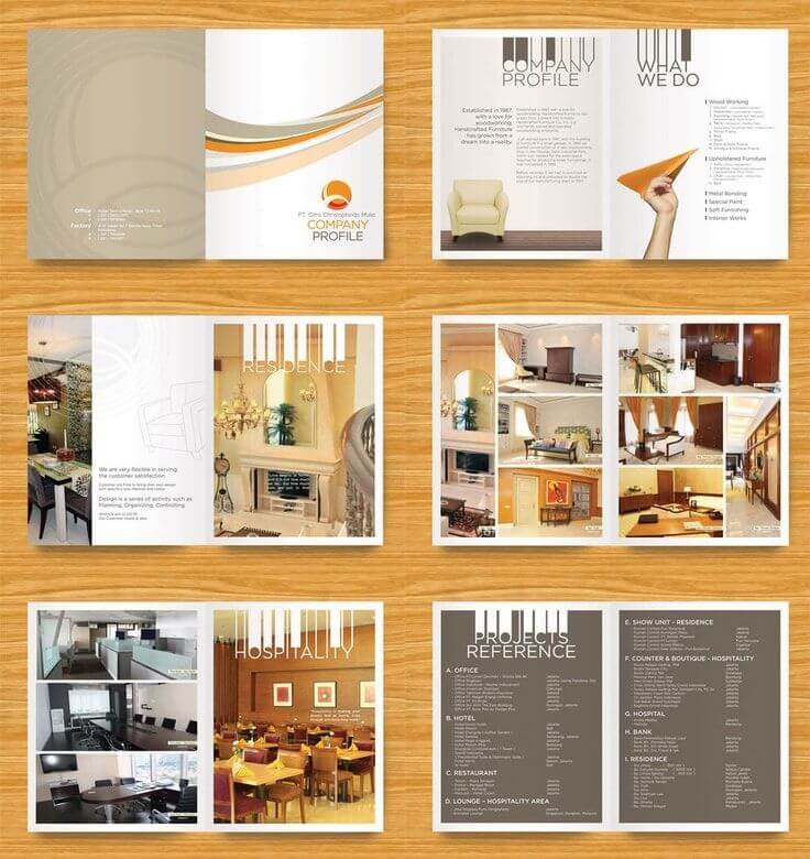 mẫu catalog nội thất đẹp 