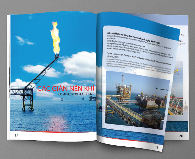 Đặt câu slogan ở trang bìa catalogue