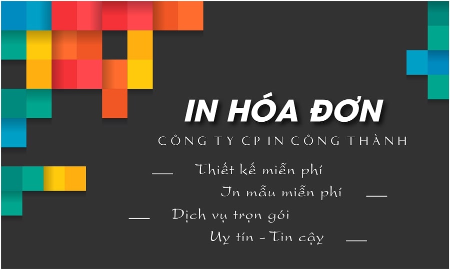 in hóa đơn